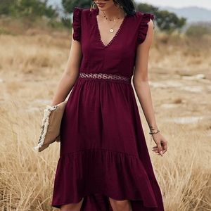 Boho Hi-Low Summer Sundress.  Cute, casual,  dressy,   can be all the things.